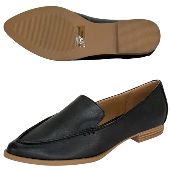 Dolce Vita Island Black Faux Leather Womens Flats Size 6.5M - Picture 10 of 11